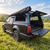 Capot de benne en aluminium pour Ford F150/ F250/ Toyota Hulix/ Tacoma Nissan Frontier 2022-2026 Crew Cab 5ft Bed, kit d'étanchéité anti-poussière