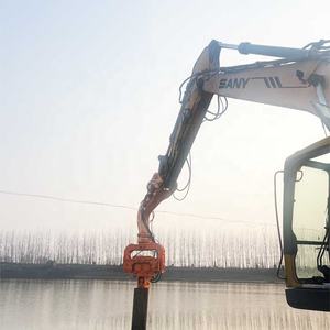 Martillo vibrador hidráulico de alta frecuencia KN250, martillo vibratorio montado en excavadora, máquina de apilado - Product Image 5