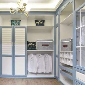 Foldable Storage <b>Bins</b> Cotton and Linen Storage Boxes with Lids and Handles - Product Image 5