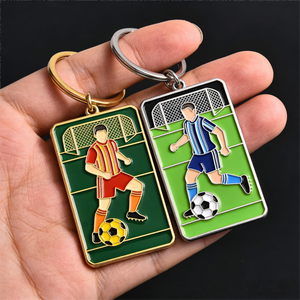 Llaveros de Metal con Logotipo de Esmalte Personalizado OEM ODM, Llaveros Novedosos con Diseños de Ligas de Fútbol 2026 para Fanáticos de EE. UU., Canadá y México - Product Image 2