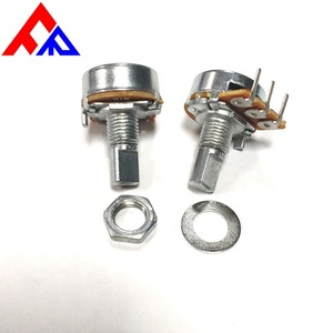 โพเทนชิโอมิเตอร์แบบหมุนคุณภาพสูง B100k B1M WH148 แบบ 3 ขา พร้อมตัวควบคุมแบบหมุน - Product Image 5