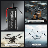 Vente en gros 12S/6S 44.4V personnalisé 18000 23000 28000mAh batterie de drone grande charge à décollage vertical à voilure fixe