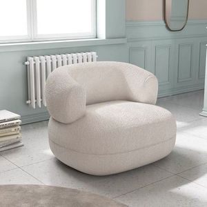 Ánh Sáng Sang Trọng Bắc Âu Hiện Đại Thiết Kế Sáng Tạo Cong Thẩm Mỹ Viện Salon Phòng Khách Lamb Velvet Vải Sofa - Product Image 2