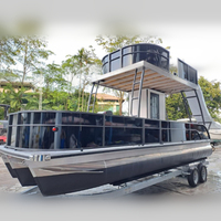 Triton – bateau de luxe à deux étages avec zone de roulage, style à la mode