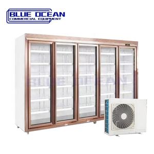 冷蔵庫シングル温度ビバレッジディスプレイ<span class=keywords><strong>4</strong></span>ガラスドア空冷ドリンクフリーザービバレッジディスプレイ用 - Product Image 4