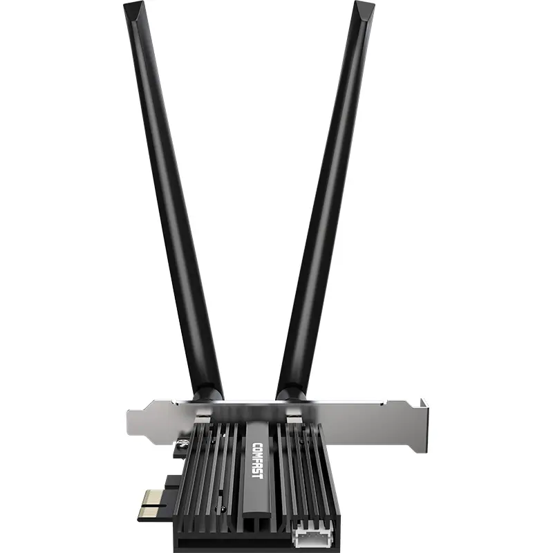 Comfast 3000Mbps bluetooth5.2 Antenna esterna PCIE adattatore wifi scheda di rete wireless pci per pc