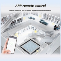 Prise intelligente EU 16A avec logo personnalisé, WiFi/ZigBee, Alexa, Google, Tuya, fonction de surveillance de la consommation d'énergie et minuterie