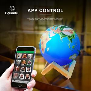 Venta al por mayor Equantu nueva tierra lámpara regalo islámico colorido luz azul diente inteligente colorido noche luz Corán jugador - Product Image 3