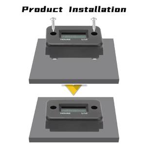 मोटरसाइकिल के लिए डिजिटल घंटे मीटर एलसीडी डिस्प्ले इंजन गेज घंटे मीटर मोटरसाइकिल के लिए समय मीटर - Product Image 6