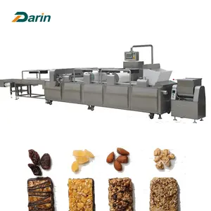 Chocolate Cereal Bar Making Machine For Snicker Useful Snacks Production Line