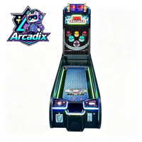 Machine de jeu d'arcade à monnayeur pour lancer de boules de bowling avec rédemption de tickets pour parc d'attractions