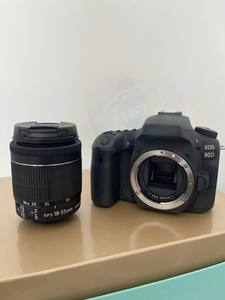 Appareil <span class=keywords><strong>photo</strong></span> reflex numérique professionnel HFT EOS <span class=keywords><strong>90D</strong></span> avec objectif 18-55 mm, capteur CMOS au format APS, carte SD, capture vidéo 4K bon marché - Product Image 1