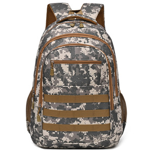 Camouflage GraffitiBag Men'sTravel Wilderness Camping Double-Shoulder Bag <b>Backpack</b> - Product Image 5