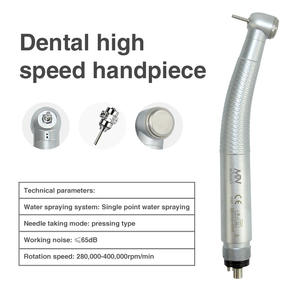 หัวกรอฟันความเร็วสูง Mnvo สีเงิน ได้รับการรับรองมาตรฐาน CE สำหรับใช้ในช่องปาก - Product Image 4