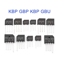 Composants électroniques série Kbp en gros Pont redresseur Bom Kbp307 Kbp206 Kbp210 Kbp310 Pont redresseur à diodes