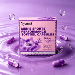 Capsules de performance sportive végétaliennes sans gluten pour hommes, 800 mg, 90 pièces, pour adultes, améliore la capacité sportive, nutrition végétale naturelle - Product Image 5