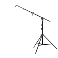 Jingying Portrait de produit de studio photo Pivotant à 360 degrés Longueur réglable Support de réflecteur télescopique Bras de flèche extensible