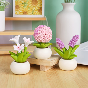 Nuovo Elfo da Vaso di Fiori, Grazioso Ornamento Creativo in Resina, Mini Decorazione da Scrivania, Regalo Fresco per Feste e Visite - Product Image 2