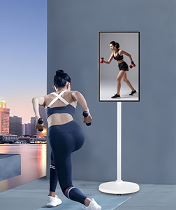 24.5 inch xách tay thông minh TV đứng <span class=keywords><strong>360</strong></span> Xoay màn hình cảm ứng <span class=keywords><strong>LED</strong></span> sạc không dây di động hiển thị trắng miễn phí thường vụ 12V - Product Image 3