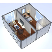 Maison modulaire pliable de 20 pieds, 30 pieds, 40 pieds, maison modulaire extensible, conteneur de maison, bureau modulaire, marché américain, vente populaire