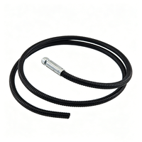 Tube flexible en acier/fer sur mesure avec couche extérieure en silicone, support de montage multi-usage pour caméra sportive et endoscope