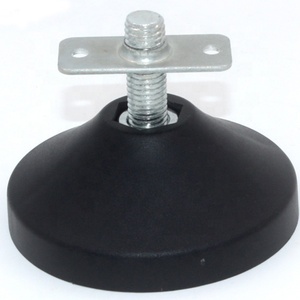 ตัวปรับระดับขาโต๊ะฟุตบอลแบบพลาสติกโครเมียมพร้อมวงแหวนยาง - Product Image 2