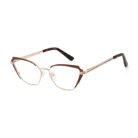 Nouvelle monture de lunettes de prescription oeil de chat pour hommes et femmes myopie lunettes de classe féminine monture de lunettes optiques