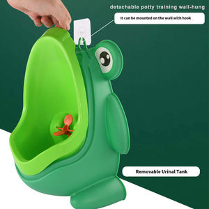 <span class=keywords><strong>Urinoir</strong></span> suspendu au mur pour formation de pot pour garçons <span class=keywords><strong>grenouille</strong></span> en plastique détachable cible de visée drôle - Product Image 2