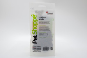Pet Shoppe Bolsas de Golosinas para Perros con Cierre Superior, Palitos Laminados con Sabor a Mantequilla de Cacahuete y Pollo, Hechos con Pollo Real, 5 Unidades Cada Una, Grado Alimenticio - Product Image 4