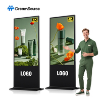 Pantalla LCD Digital de Pie para Publicidad en Áreas Públicas de 32, 43, 49, 50, 55, 65 y 75 Pulgadas para Tiendas de Moda y Kioscos