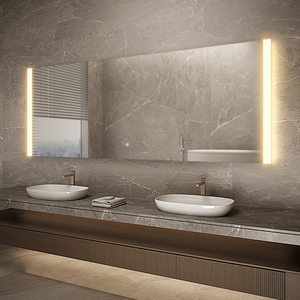 Espejo de baño LED inteligente rectangular iluminado de Venta caliente de fabricación del sudeste asiático con luz - Product Image 6