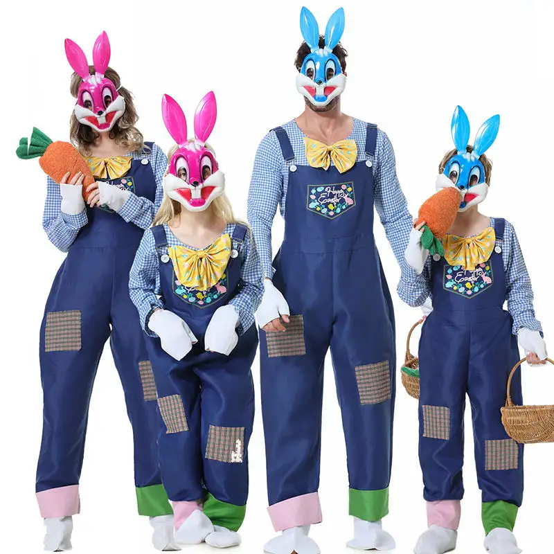 Baby Bunny Costume Cartoon Rabbit Halloween Costume Animal Cosplay Costume For Adult