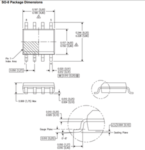 Amplificateur opérationnel double IC LTI355CS8 SOIC8 LT1355CS8, neuf et original # PBF - Product Image 3