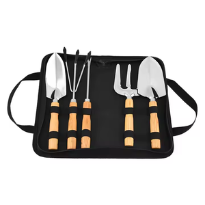 Juego de <span class=keywords><strong>palas</strong></span> de acero inoxidable para trabajos de jardín para rastrillar Plantar vegetales tirar de flores - Product Image 5
