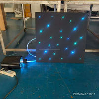 Lampe de plafond complète en fibre optique 16W 18W 20W 27W 32W 45W 100W Câble en plastique de fibre optique fait panneau de fibre de polyester Ciel étoilé