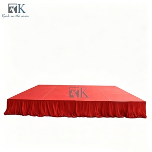 Aluminum <b>Stage</b> <b>Platform</b> RedOutdoor Event <b>Platform</b> Rectangle <b>Stage</b> - Product Image 3