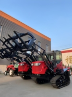 Rotocultivador Personalizable de 120 HP con Sistema de Accionamiento por Cadena, Tractor Anfibio Hidráulico, Rotocultivador para Labranza del Suelo