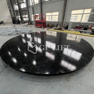 Rotating Steel Plate Garage Parking Turntables for Cars