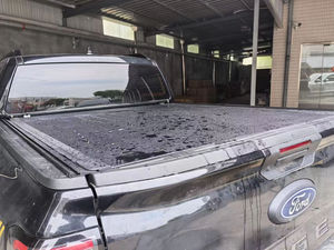 อุปกรณ์เสริมรถยนต์ <span class=keywords><strong>4x4</strong></span> ฝาปิดกระบะท้ายแบบม้วนแข็ง อลูมิเนียมอัลลอยด์ พร้อมระบบล็อค สำหรับ Toyota/RAM/F150 ปี 2023 กันน้ำ - Product Image 5
