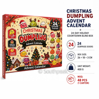 Calendrier de l'Avent Southpeak Toy – 24 Boîtes Mystères de Jouets Squishy à Remontée Lente – Boîte Cadeau Compte à Rebours de Noël 26x18cm MOQ45 OEM WS