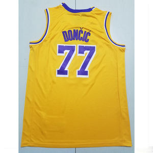 Camisetas <span class=keywords><strong>de</strong></span> Baloncesto para Hombre, Nueva Colección 2025, Gran Venta, 77 Luka <span class=keywords><strong>Doncic</strong></span>, Jersey <span class=keywords><strong>de</strong></span> Los Angeles, Jersey Deportivo Cosido - Product Image 2