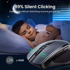 Souris sans fil UGREEN 6 boutons silencieux Bluetooth 5.0 et 2.4G, <span class=keywords><strong>mini</strong></span> souris sans fil USB avec récepteur, 5 niveaux DPI 4000DPI pour <span class=keywords><strong>PC</strong></span> portable - Product Image 5