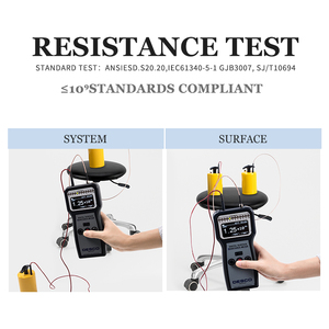 Moderner Industrieller <span class=keywords><strong>ESD</strong></span> Schwarzer Stuhl PU-Leder Antistatisch Kommerziell Höhenverstellbar für Krankenhaus- und Gastronomie-Nutzung - Product Image 2