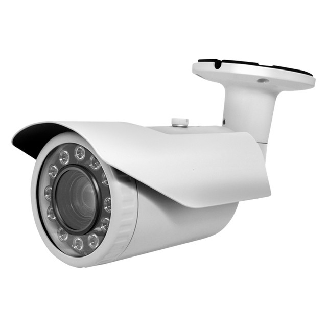 Long Range 12X  5MP PoE IP Bullet Camera 5-60mm  Motor Lens WDR 80m IR Night Vision Network Cameras Security System