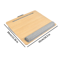 Support pour ordinateur portable de conception nouvelle, support pour ordinateur portable confortable en bambou, support portable pour ordinateur portable en bois, support portable en bois classique pour ordinateur portable