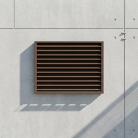 Volets extérieurs en alliage d'aluminium durables, résistants à la pluie, réglables, thermolaqués, résistants aux intempéries, installation facile sur mur