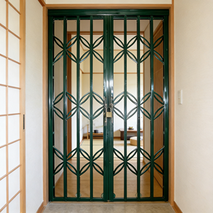 Griglia di sicurezza moderna per finestre in ferro battuto, protezione scorrevole in acciaio inossidabile <span class=keywords><strong>con</strong></span> <span class=keywords><strong>serratura</strong></span>, robusta e resistente alla corrosione - Product Image 5