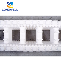 Machine de moulage automatique de mousse EPS Longwell avec commande PLC, pompe et moteur haute efficacité pour la production de briques ICF