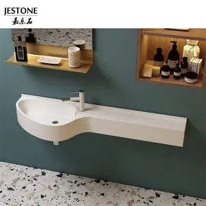 Ausgezeichnete Qualität feste Oberfläche Wandmontage Handwaschbecken Waschbecken Schüssel Waschbecken für Badezimmer