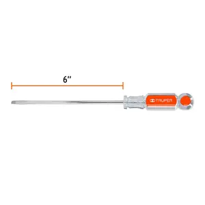 Destornillador de gabinete BOX 6, 3/16' x 6', mango de acetato, TRUPER - Product Image 2